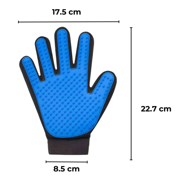 1727281677True Touch Pet Grooming Five Finger Deshedding Glove P6716 for Dogs & Cats (1) Guantes para Mascotas